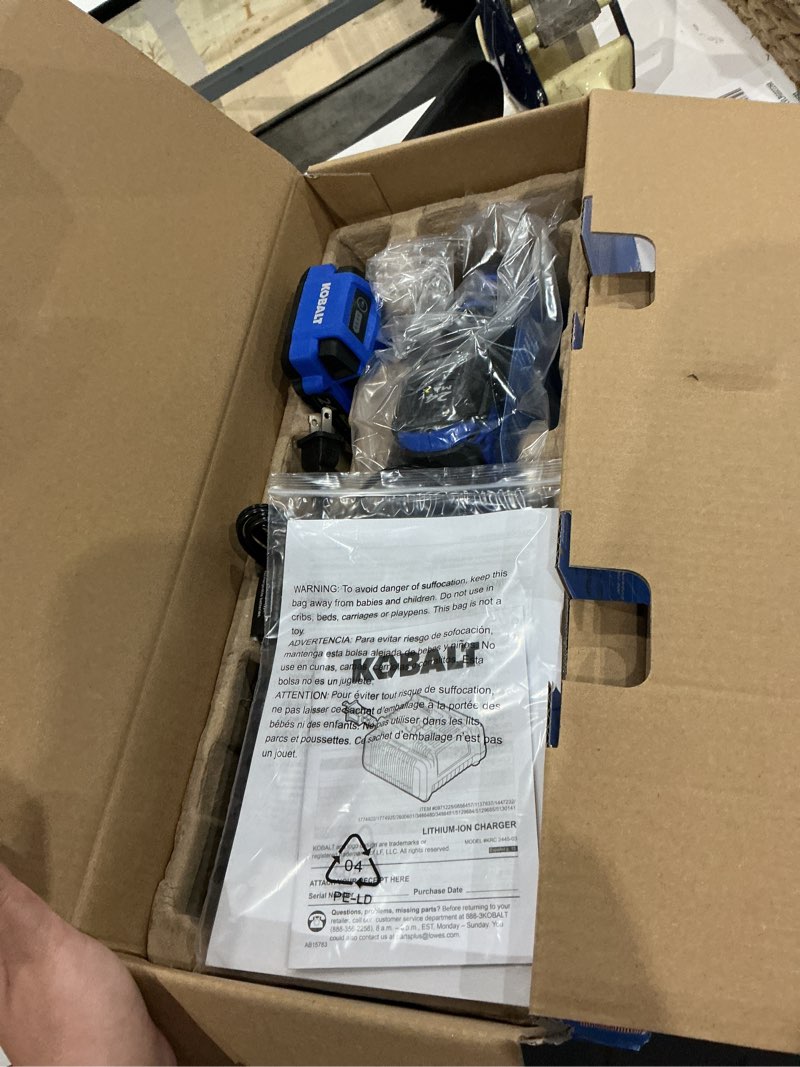 Condition photo showing Good Condition for kobalt 24-volt 6-in battery 2 ah chainsaw (battery and charger included)