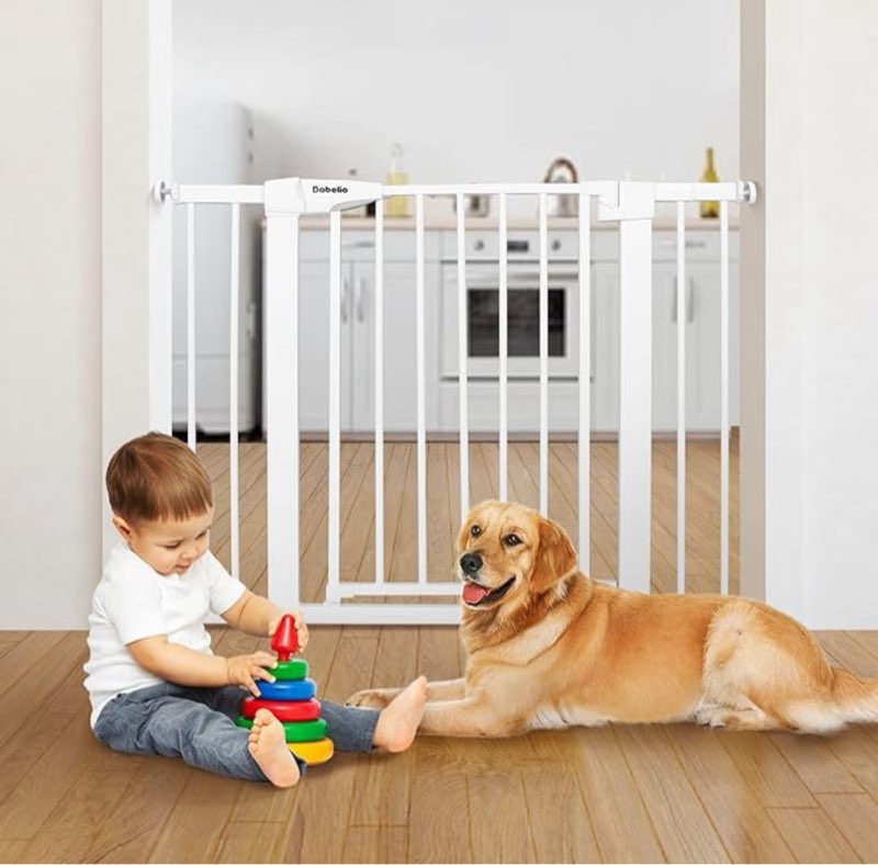 Assorted baby gates ( different sizes styles and colors)