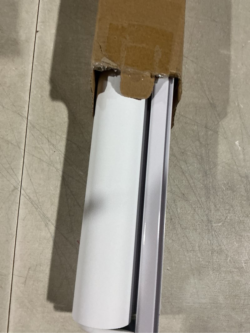 Condition photo showing As Is for chrisdowa cordless blackout roller shades for windows, thermal insulated uv protection pull down shades, total blackout window blinds for home, office, bedroom, door (24" w x 72" h, grey) 24"w x 72"h grey