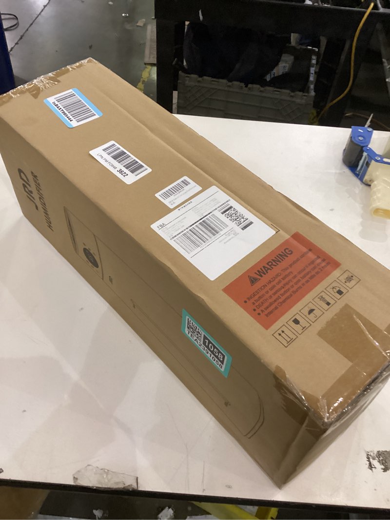 Condition photo showing New/Like New for JRD Humidifier Large Room 8L/ 2.1Gal, Ultrasonic Cool Mist for Bedroom, Quiet Humidifier with Remote Control, 10 Mist Modes, 24H Timer, Night Light, AI Mode, 40H Run for Home Office Baby Pets Plants