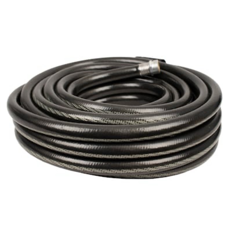 neverkink teknor apex ft heavy -duty kink free vinyl gray coiled hose