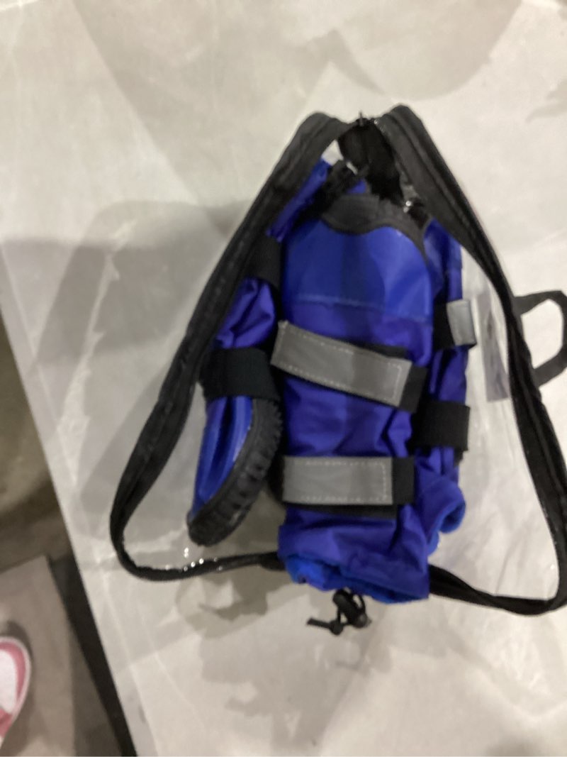 Condition photo showing Good Condition for Hipaw Waterproof Dog Boots for Winter Snow Rain,Non-Slip Dog Shoes for Medium to Large Dogs,Extended Cuff Paw Protectors for Outdoor Walking Hiking Blue S (Insole wide 2.1") for 29~44lb