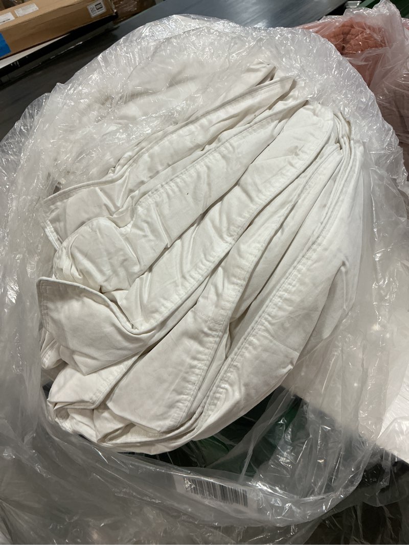 Condition photo showing As Is for premium down duvet insert, full/queen, down