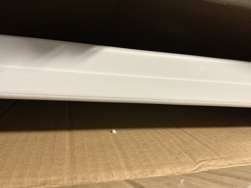 Condition photo showing Good Condition for flash furniture elon 2.85' square all-occasion plastic folding event table with locking legs, folding banquet table for indoor/outdoor events, white granite white 34.25" square, set of 1 solid