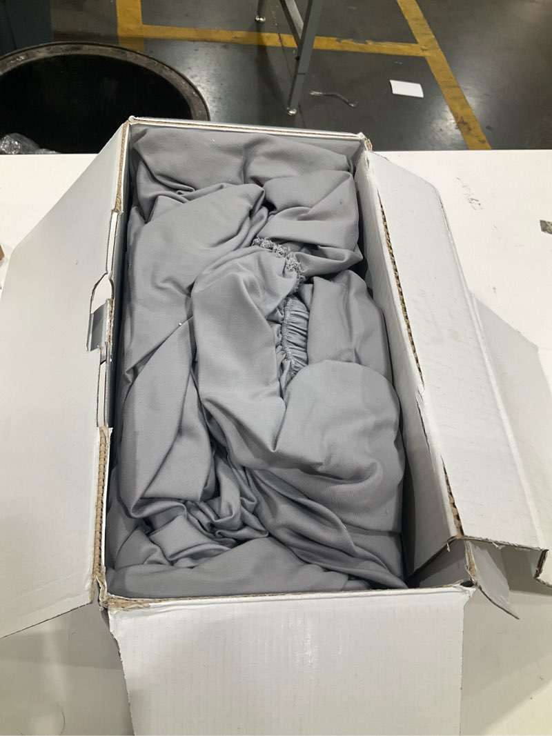 Condition photo showing Good Condition for texas linen co. 100% egyptian cotton king sheets set - luxury 1500 series couture comfortin' collection egyptian cotton sheets king size bed set (4 pc, dark grey), 17" deep pocket, hotel bedding set king dark grey