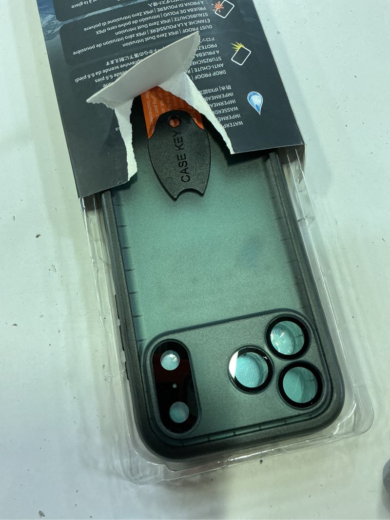 Condition photo showing Good Condition for sportlink for iphone 17 pro max case, ip68 waterproof military protective full body heavy duty shockproof 360 sealed dustproof with camera screen protector phone cover for iphone 17 pro max 6.9" black for iphone 17 pro max (6.9'') black