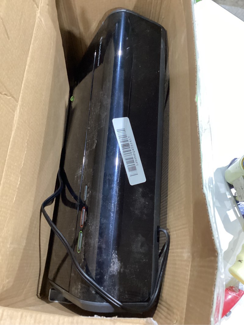 Condition photo showing As Is for foodsaver vacuum sealer machine, automatic bag detection, sous vide friendly, with sealer bags, roll, handheld vacuum sealer, black vacuum sealer + accessories