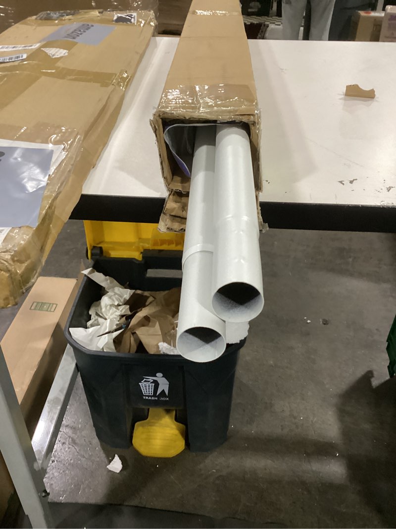 Condition photo showing Good Condition for Tension Curtain Rod 51-166 Inch(4.25-13.83Ft), Extra Long Outdoor Curtain Rod for Patio Window, No-Drill Dual-End Adjustable Spring Shower Rod, Easy to Install Never Rust, Rod Diameter 1.26In, White White 51"-166"