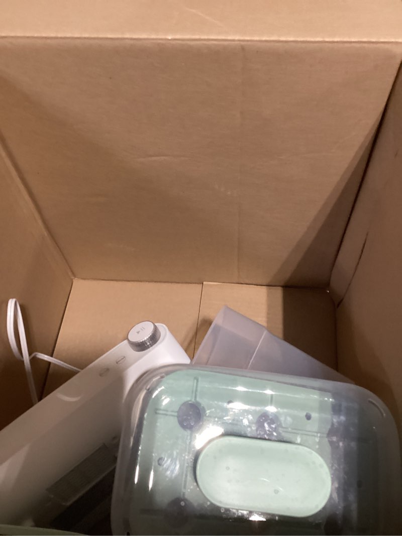 Condition photo showing As Is for momcozy 3 layers large bottle sterilizer and dryer, fast sterilize and dry, universal bottle sterilizer for all bottles & breast pump accessories, touch screen & auto-off bottle sanitizer