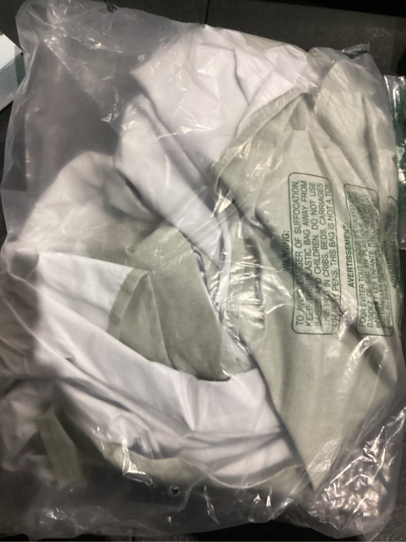 Condition photo showing Good Condition for NICETOWN Sage Green 100% Blackout Linen Texture Curtains 84" Long, Thermal Insulated Noise Reducing 2-Layer Lined Drapes, Energy Efficiency Window Draperies for Boy's Room (2 Panels, 42-inch W) Sage Green 42"W x 84"L (Pack of 2)