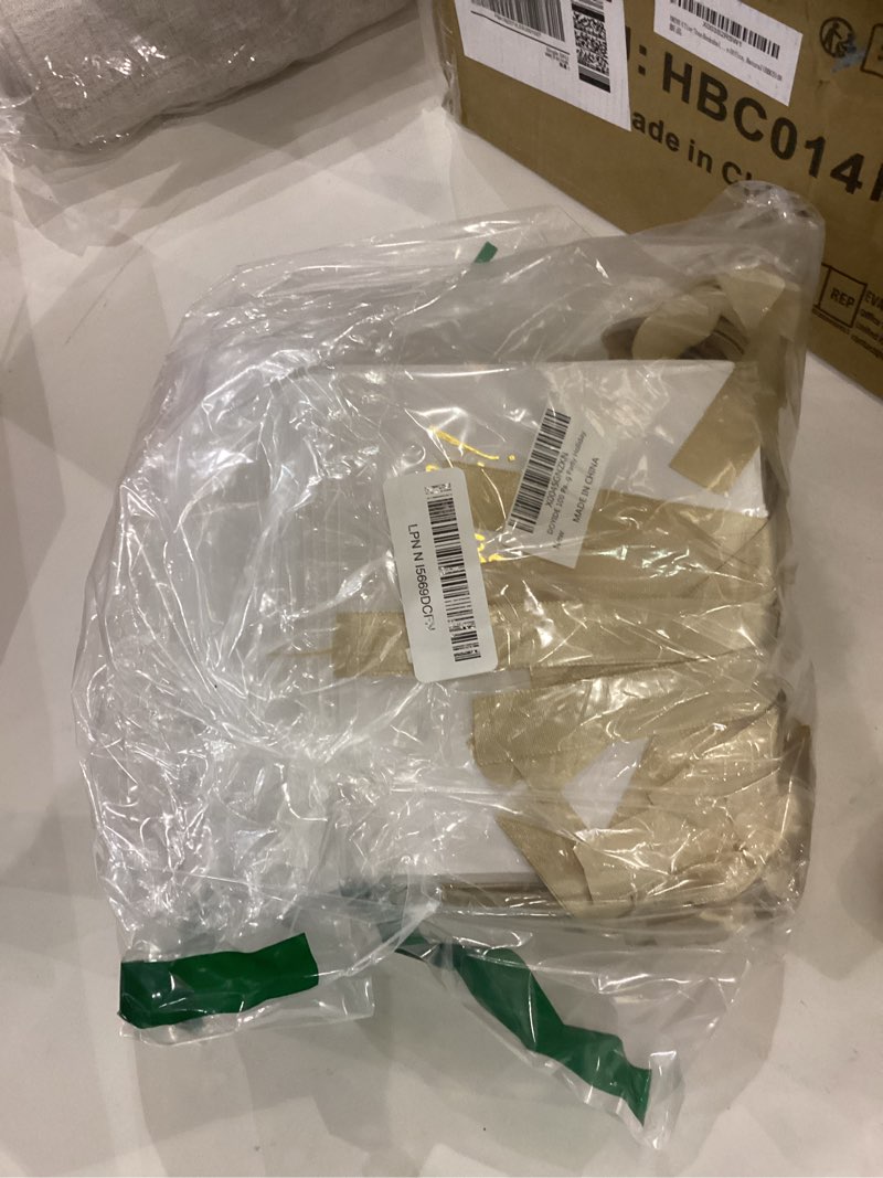 Condition photo showing Good Condition for 100 Pack Small Thank You Gift Bags, 4.5x1.8x3.9in Party Favor Bags Boxes with Bow Ribbon, Small Paper Gift Bags with Gold Foil Printed, Mini Candy Treat Bags for Birthday Wedding Party Holiday 100 Count (Pack of 1) White