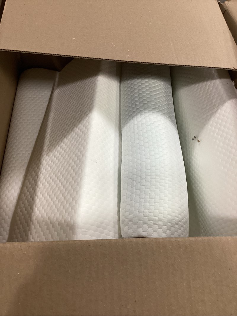 Condition photo showing Good Condition for 3PCS Wedge Pillow Set for After Surgery, Back Pillow for Bed Sitting up, 10-in-1 Foam Wedge Pillow for Acid Reflux & Back Pain Relief, Post Surgery Pillow for GERD & Snoring, White White 3PCS