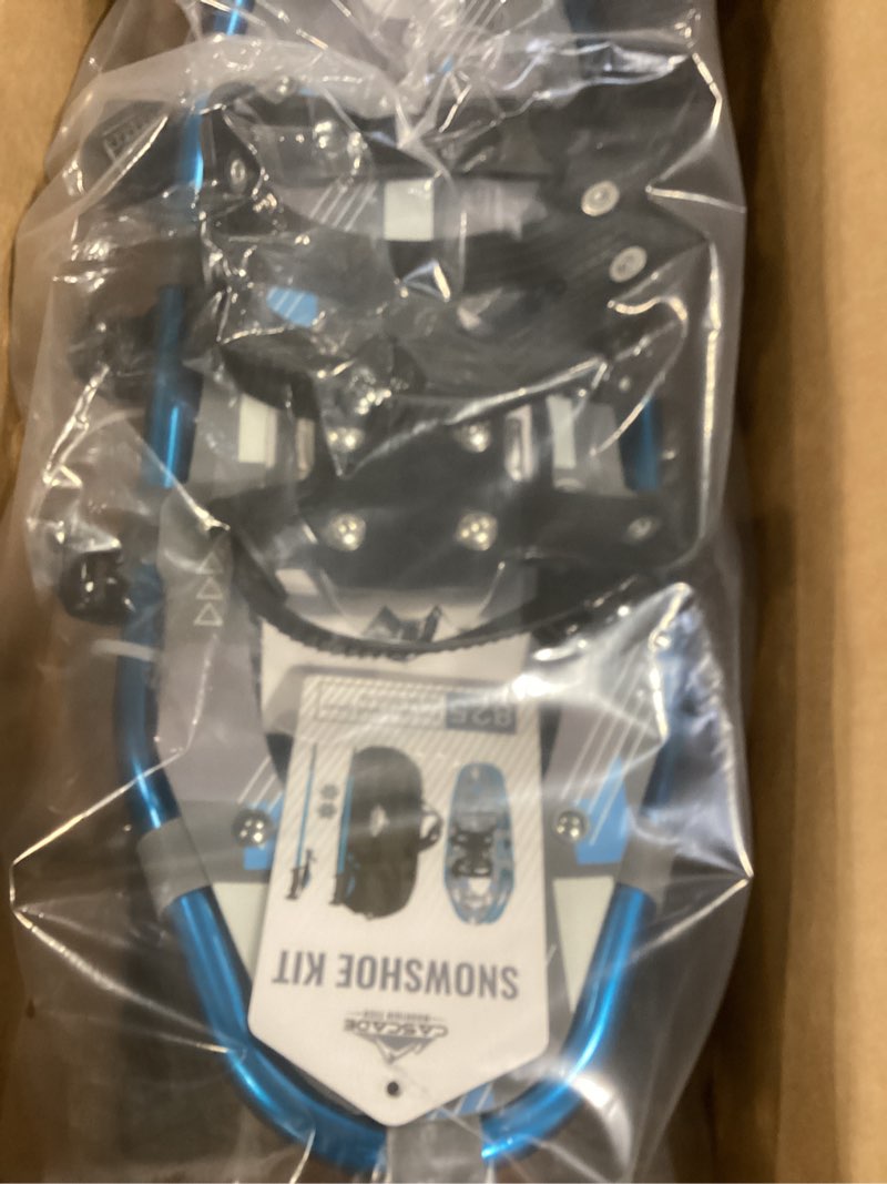 Condition photo showing New/Like New for Cascade Mountain Tech Lightweight Aluminum Frame Snowshoe Set 25" - Up to 200 lbs