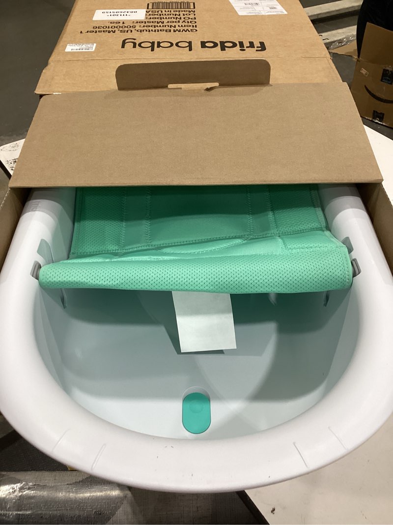 Condition photo showing Good Condition for frida baby 4-in-1 grow-with-me baby bathtub, baby tub for newborns to toddler with removable bath seat & backrest for bath support in tub bath tub