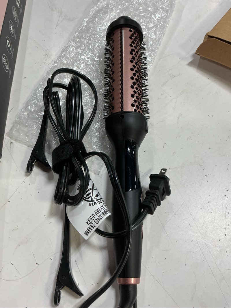 Condition photo showing Good Condition for ufree ionic thermal brush, 1.5 inch heated round brush for blowout, 30s fast heating curling brushes with 9 temp settings, dual voltage travel hair styling tool, not blow dryer