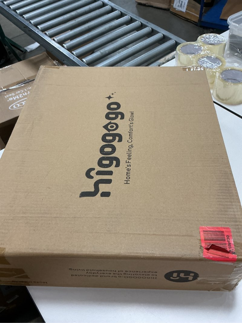 Condition photo showing New/Like New for HIGOGOGO Japanese Floor Chair with Back Support, Foldable Meditation Chair, Legless Tatami Chair with Cushion, Floor Seat for Living Room, Bedroom, Bay Window, Grey