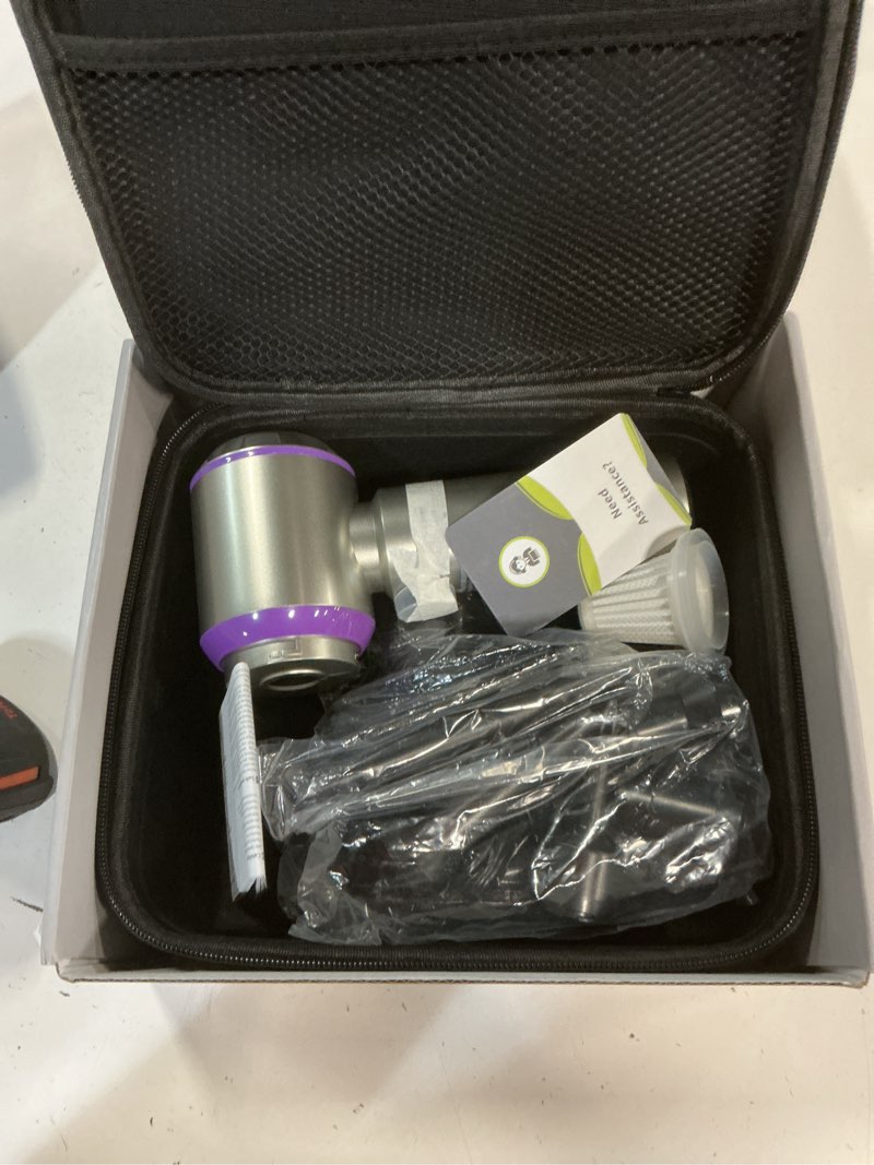 Condition photo showing Good Condition for vacuum/air duster 80,000rpm super power mini car vacuum cleaner | 80,000 rpm portable rechargeable dust blower gun, high power suction pump, car interior cleaning detailing kit for home purple