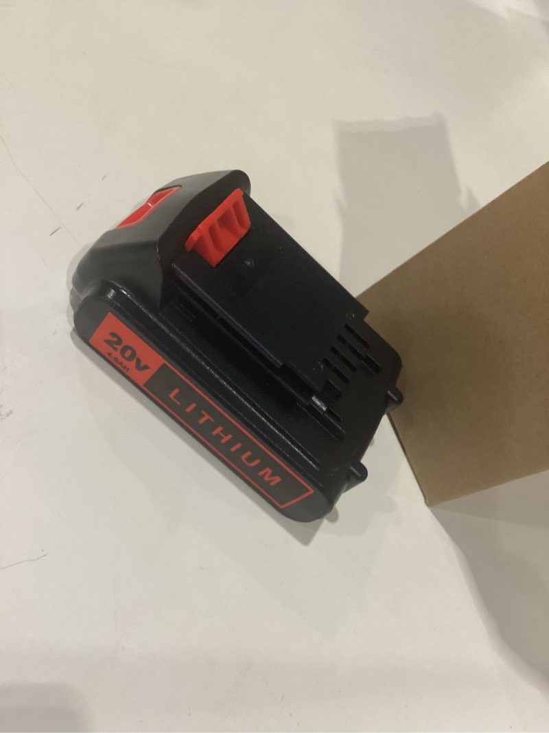 Condition photo showing New/Like New for 20v 4.0ah battery for black and decker lithium-max tools, high-capacity replacement lithium-ion battery, 2-pack, compatible with lbxr20 lbxr2020 lbx20 lbxr2520 lb2x4020 lb2xr20