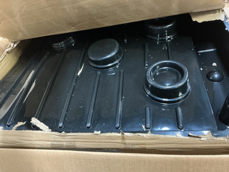 Condition photo showing Good Condition for fitvids premium automatic ball return golf putting mat, portable indoor golf practice green with alignment guide & solid base, ideal for home or office and golfers, golf pong game set