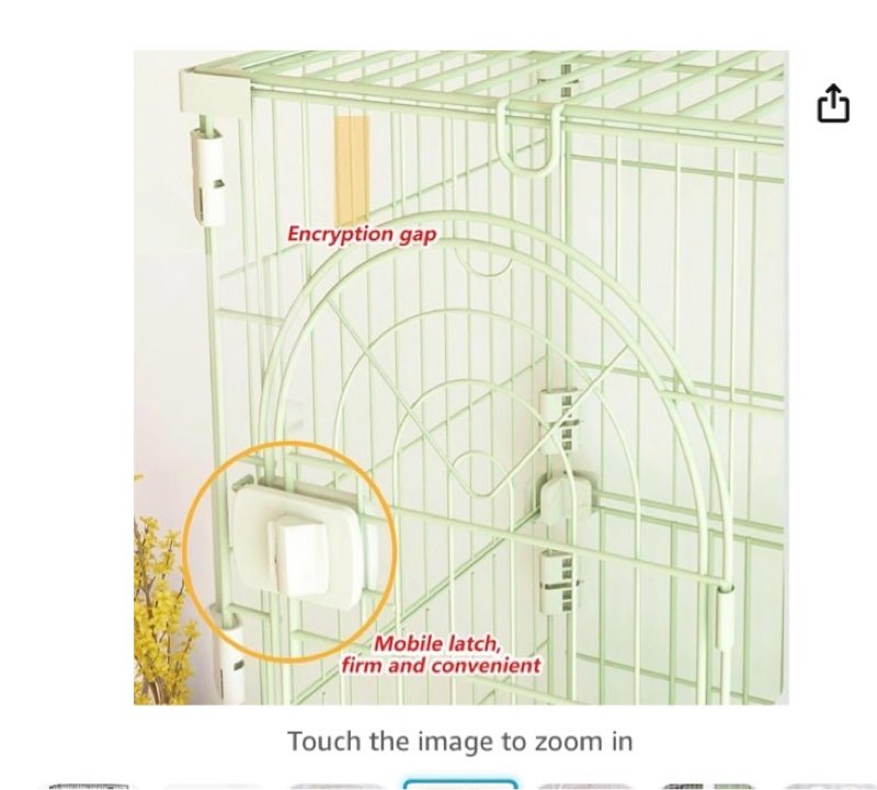 tier wire cat cage playpen kennel, cages enclosure with cat hammock, cat crate with  ladders, detachable metal kennels