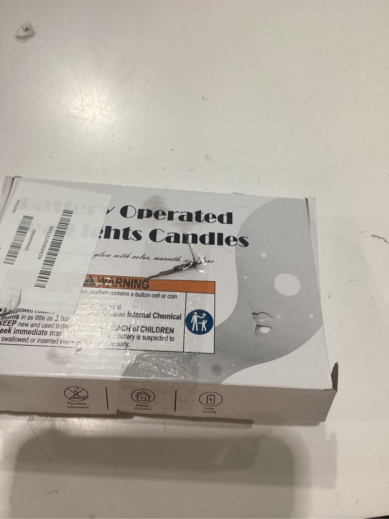 Condition photo showing New/Like New for nancia led tea lights battery operated flameless candles 100pack warm white | realistic and bright flickering long lasting 200hours for holiday celebration,home table decoration