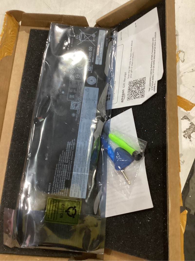 Condition photo showing Good Condition for l22m3pf2 laptop battery 47wh compatible with lenovo v14 g4 amn / v15 g4 amn ian/ideapad slim 3-15iru9 3-14abr8 3-15abr8 3-16abr8 series l22c3pf2 l22b3pf2 l22d3pf2 l22x3pf2 l23d3pf0