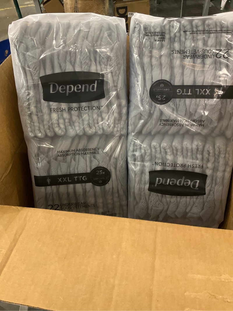 Depend Maximum Absorb Underwear 22pk