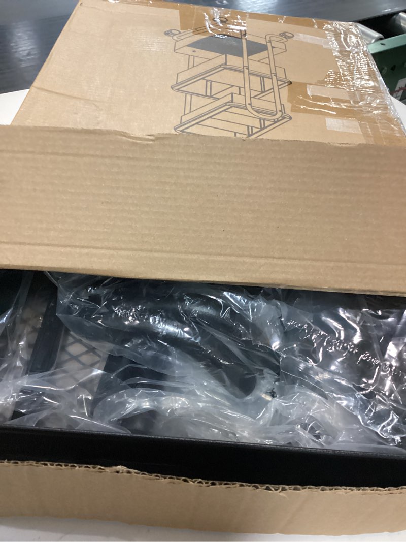 Condition photo showing Good Condition for Baby Diaper Caddy Organizer Cart - 3 Tier Rolling Storage Cart with Wheels, Baby Essentials for Nursery Storage, Detachable Dividers - for Crib, Bedroom, Art & Craft Organizer (Black)