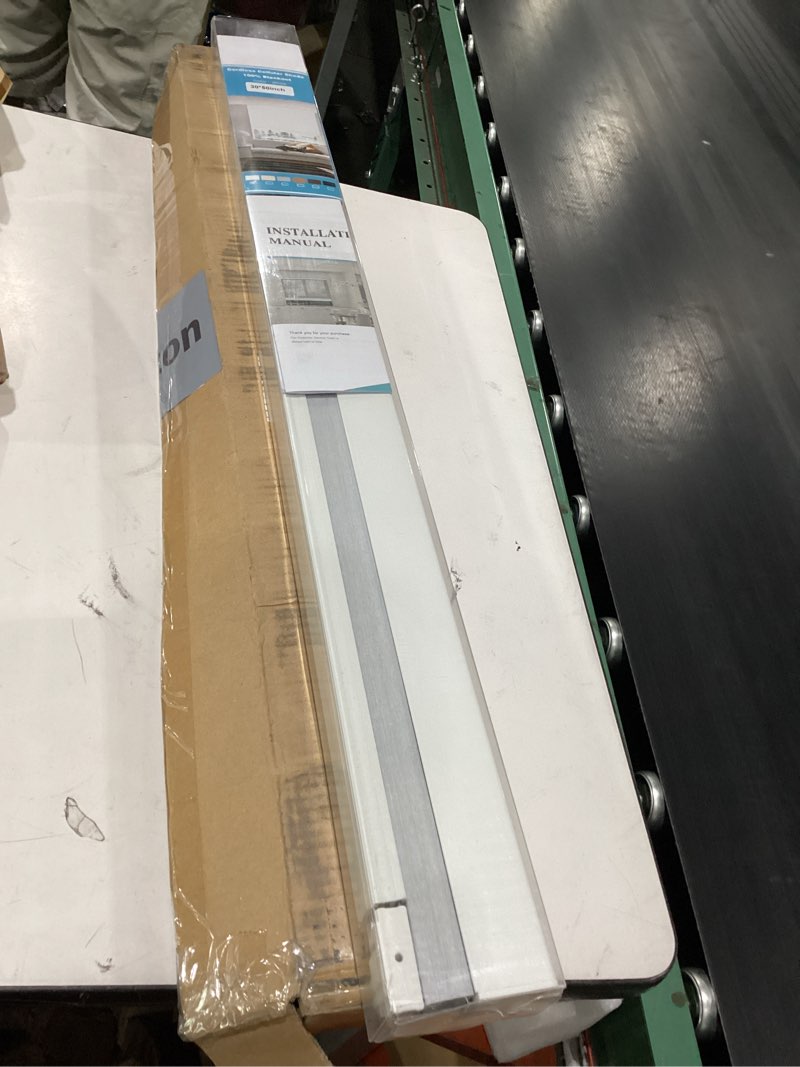 Condition photo showing Good Condition for changshade cordless cellular shades, light filtering honeycomb shades for windows, pull down pleated blinds, easy to install for indoor windows and french doors,16" w x 36" h, white blackout white 16"w x 36"h