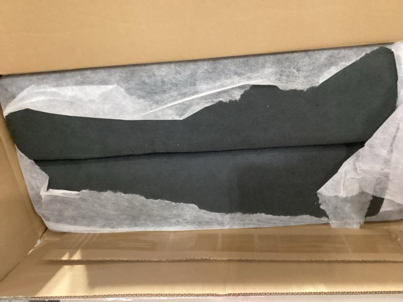 Condition photo showing As Is for Homall Sleeper Sofa Bed, Couch with Pullout Bed and Reversible Storage Chaise, L Shaped Sofas for Apartment, Small Space (Linen Fabric, Dark Grey)