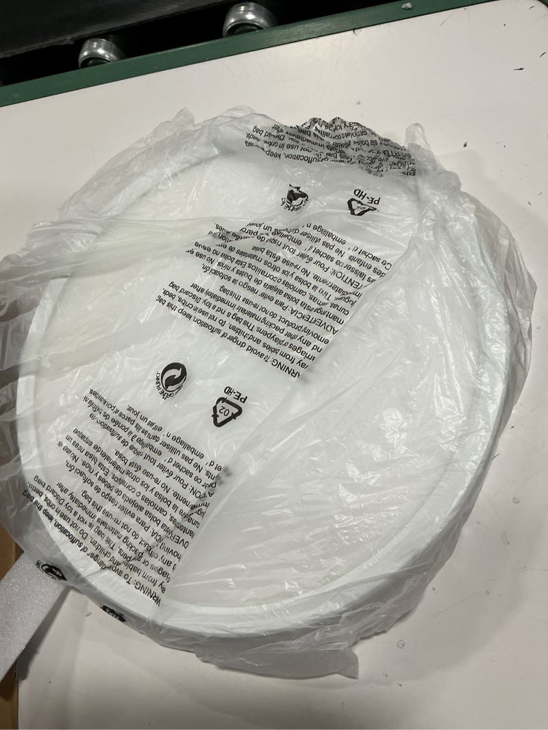 Condition photo showing Good Condition for Project Source Adjustable Color Temperature 1 -Light 13-in Brushed Nickel Integrated LED Flush