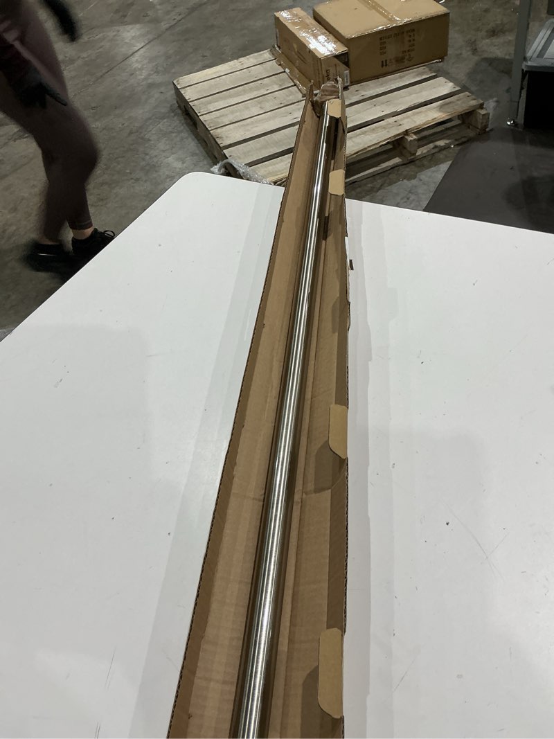 Condition photo showing Good Condition for 48 inch ceiling fan downrod, 4-foot brushed nickel ceiling fan extension rod, 1-inch od, ceiling fan downrods for various fans (nickel, not threaded) 48in brushed nickel