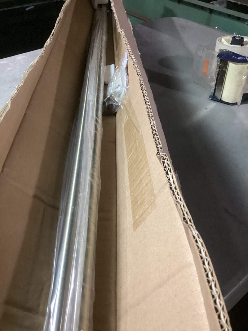 Condition photo showing Good Condition for antique bronze disc curtain rods, 84-144 inches window curtain rod,adjustable room darkening drapery rod with aluminum finials and brackets,wrap around design 84-144" antique bronze