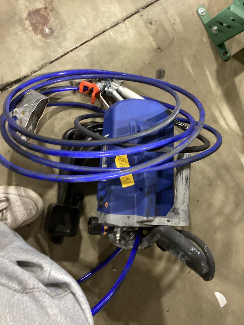 Condition photo showing As Is for graco magnum project painter plus electric stationary airless paint sprayer
