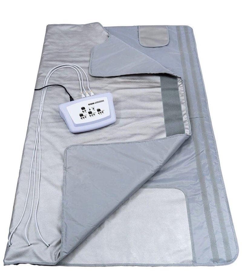 gizmo supply 3 zone digital far-infrared heat sauna blanket v3 regular
