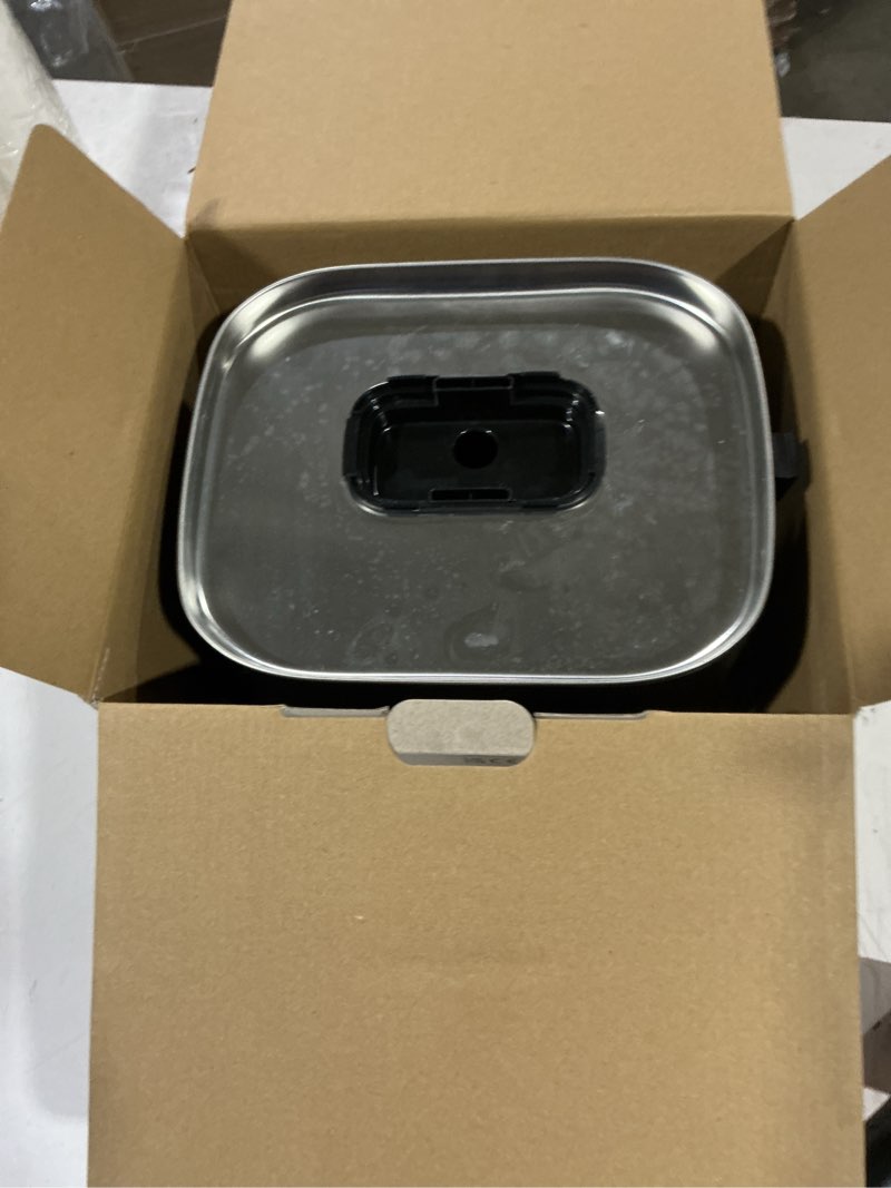 Condition photo showing As Is for petlibro upgrade cat water fountain, cordless cat fountain battery operated, app monitoring 3l/101oz dockstream 2 pet water fountain with stainless steel tray, 5ghz wifi dog water bowl dispenser black fountain