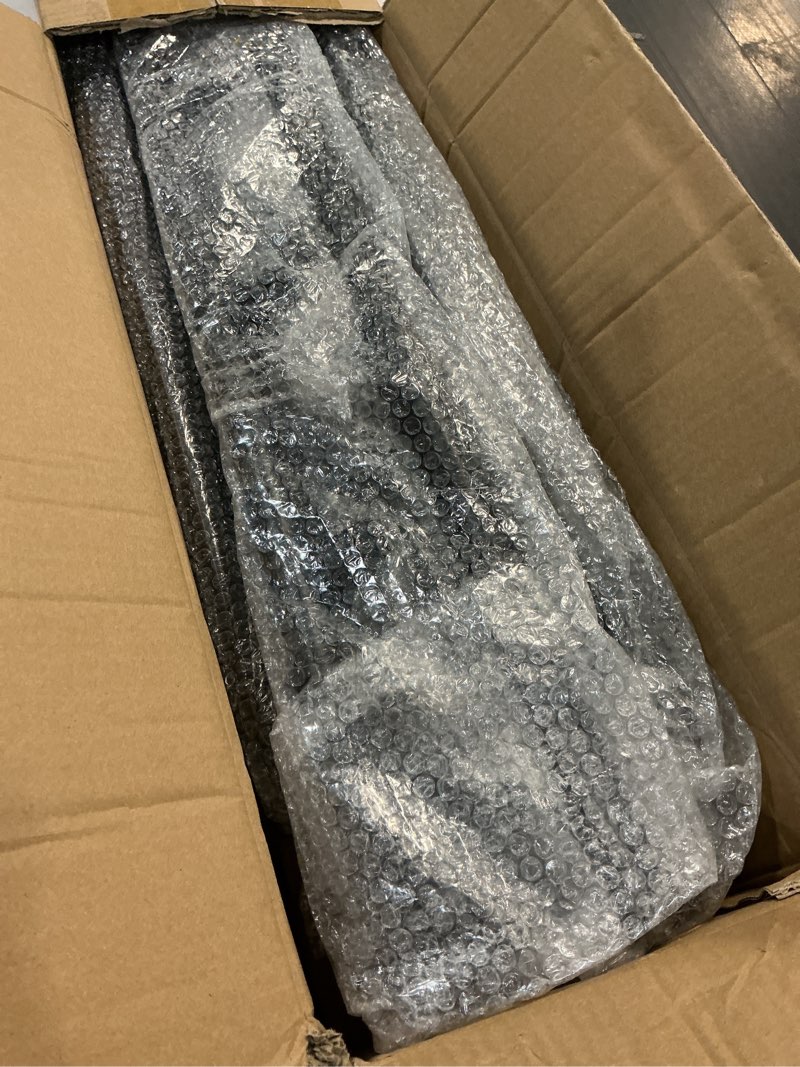 Condition photo showing Good Condition for cinnvoice 34" x 71" wheeled rc airplane storage rack 6 tiers adjustable rc plane stand model airplane stand with foam padding display movable steel aircraft carrier for multi function holder