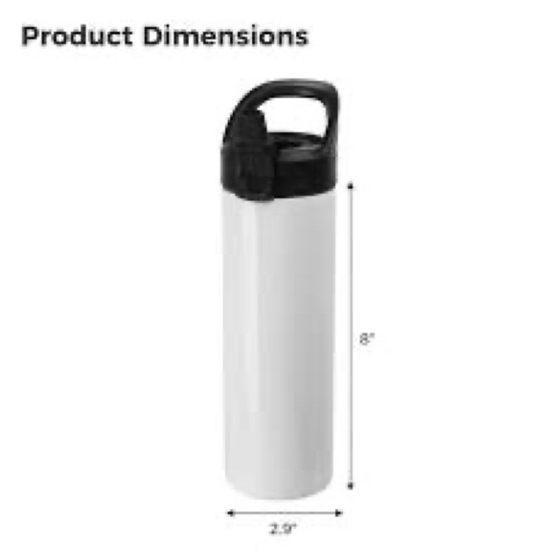 Paquete de 25 vasos de sublimación de 20 onzas con tapa flexible con pajilla, recto, delgado, doble pared, de acero inoxidable, con tapa, para bricolaje