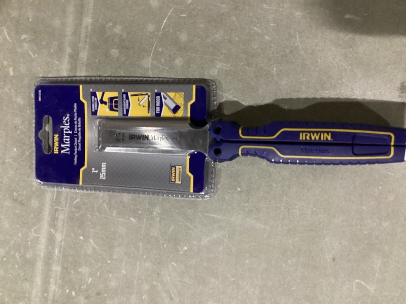 Condition photo showing New/Like New for irwin folding 1-in woodworking chisel