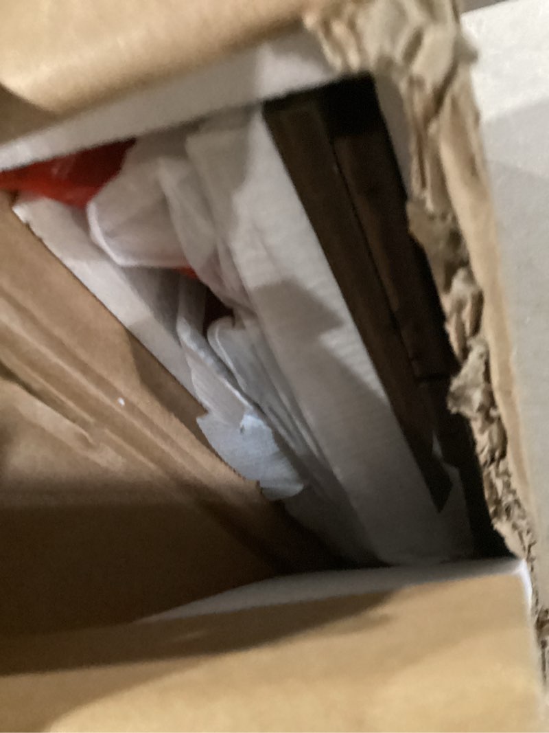 Condition photo showing Good Condition for modern fluted floating nightstand wall mounted - bedside table with storage drawer & display shelf, minimalist bedroom furniture for studio apartments(walnut) walnut single