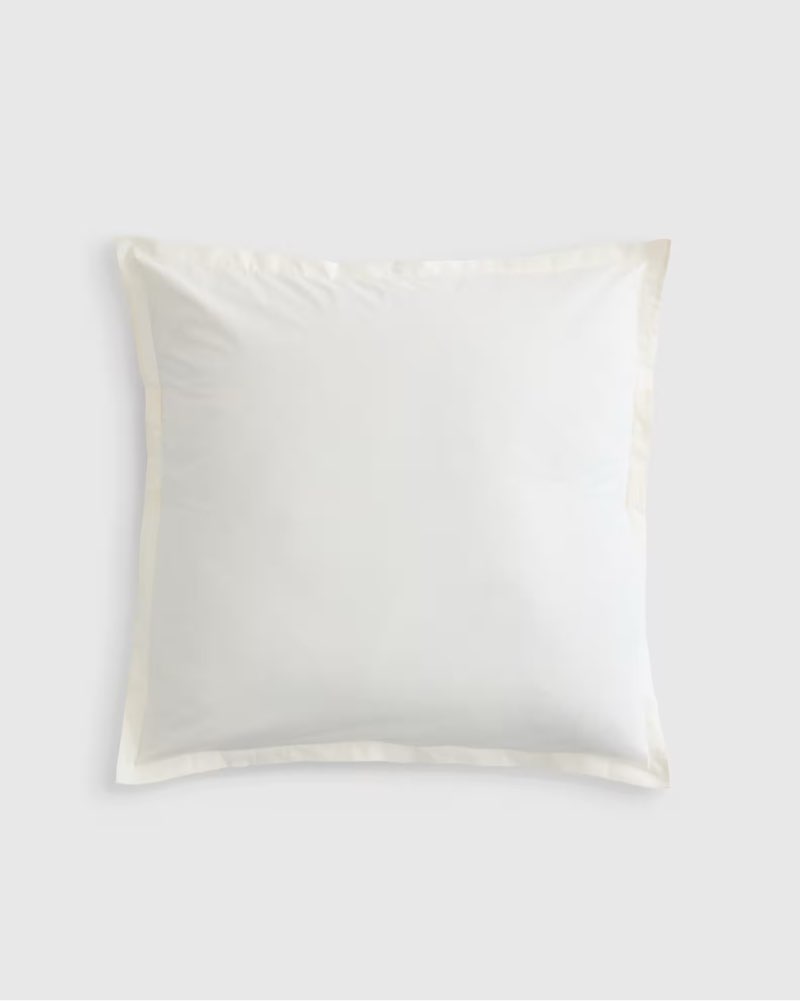organic brushed cotton euro sham size 26 x 26