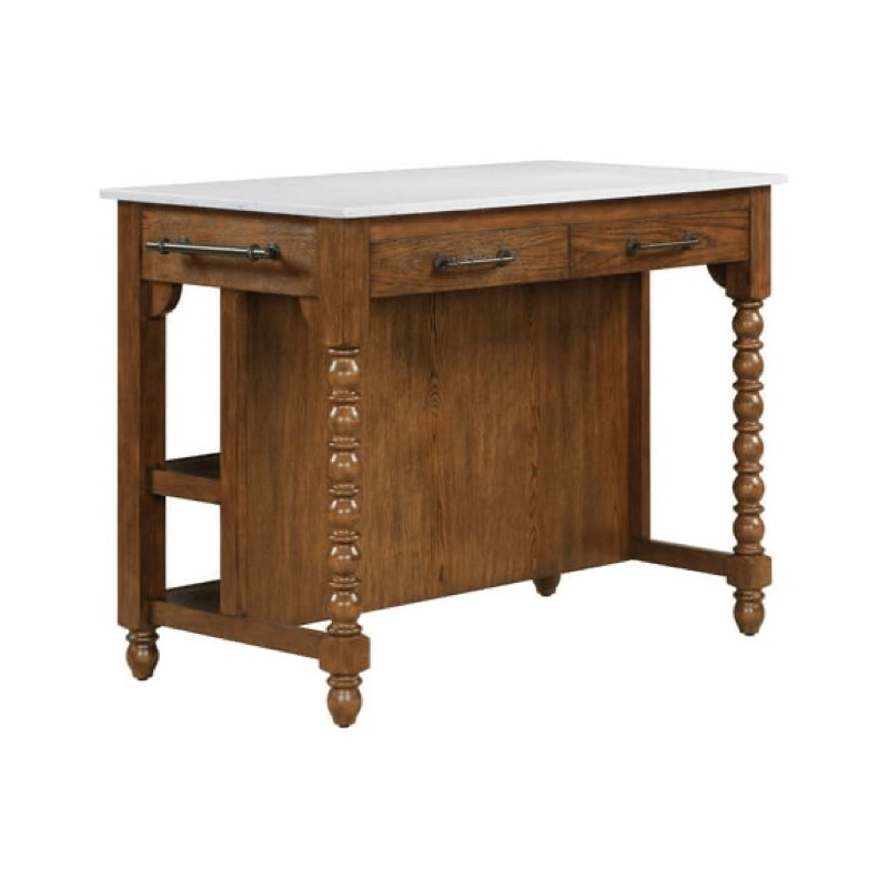 Incomplete box 2 of 2)The Pioneer Woman Harper Kitchen Island with Drawers, Homestead Brown