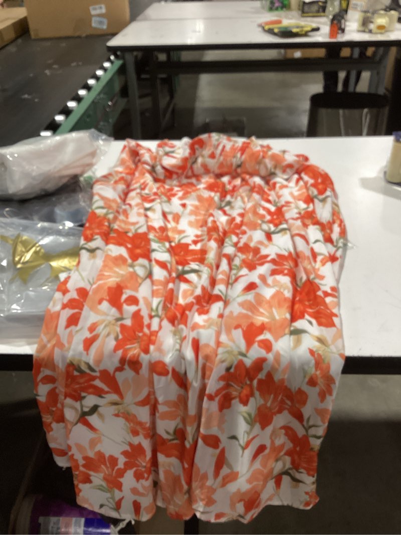 Condition photo showing Good Condition for similar to grace karin womens summer floral maxi dresses 2026 long flowy boho dress beach vacation sundresses casual clothes with pocket x-large orange floral