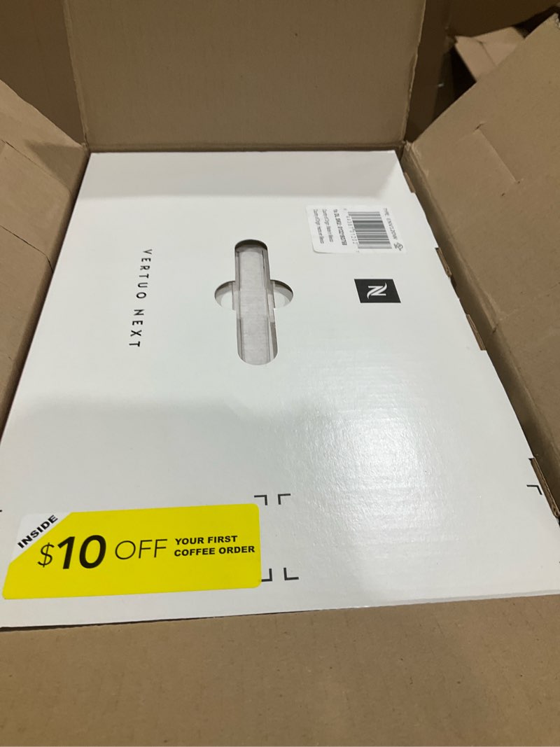 Condition photo showing New/Like New for Nespresso Vertuo Next Coffee and Espresso Maker by De'Longhi, White Machine Only White