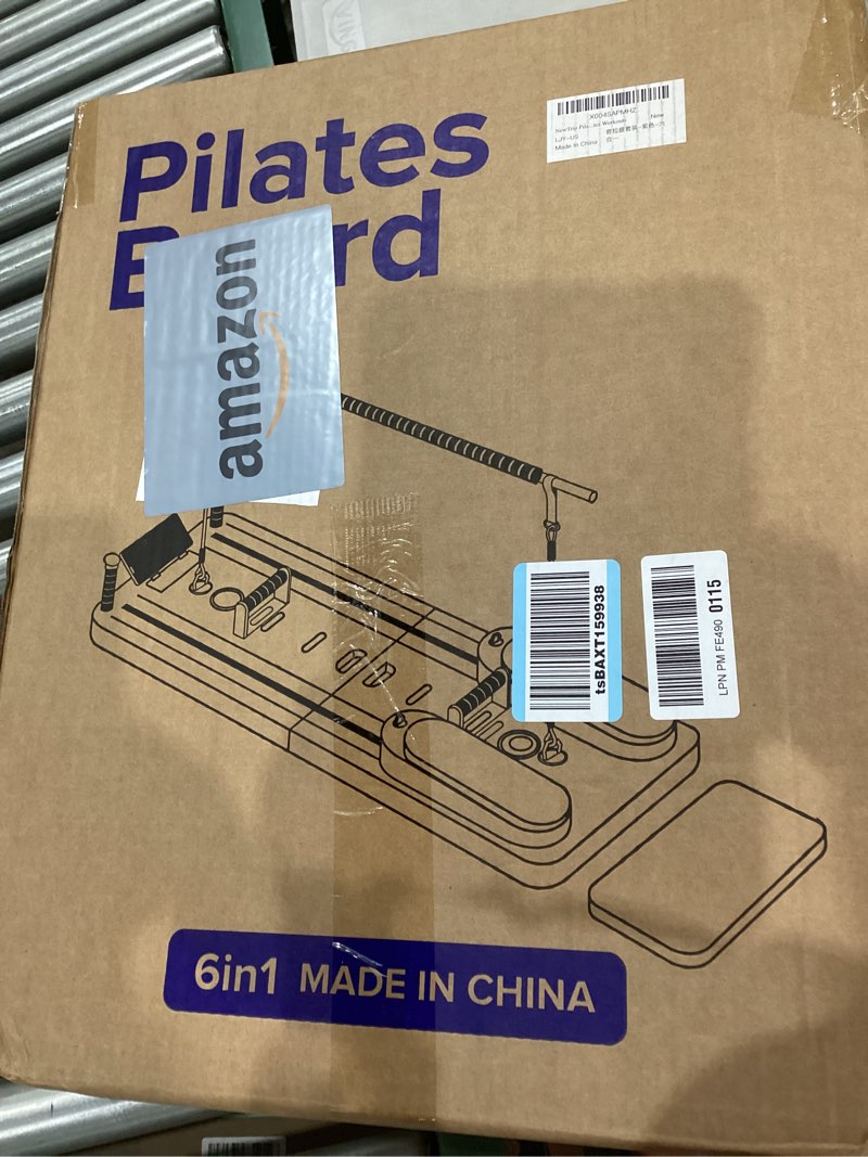 Condition photo showing New/Like New for Pilates Board - Versatile Foldable Pilates Reformer Set at Home, Multi-Purpose Sliding Board for Pilates Workouts, 6-in-1, Purple