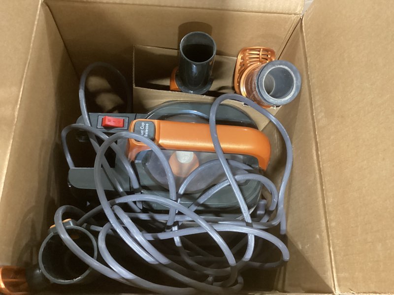 Condition photo showing As Is for Kenmore DU4080 Featherlite Lift-Up Bagless Upright Vacuum 2-Motor Power Suction Lightweight Carpet Cleaner with HEPA Filter, 2 Cleaning Tools for Pet Hair, Hard Floor, Orange