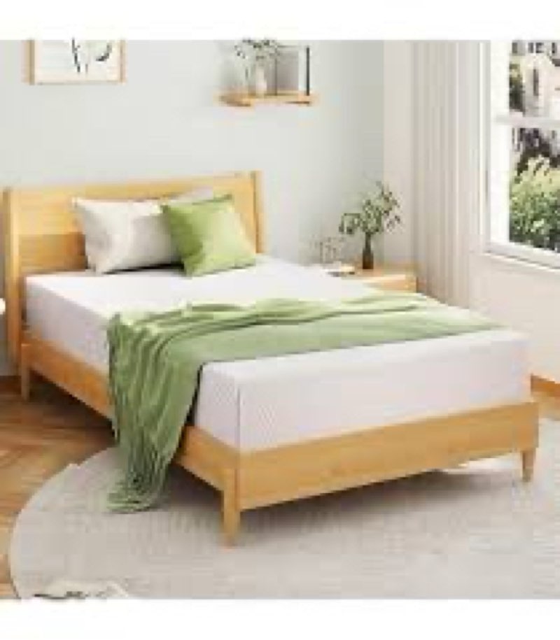 EGOHOME 10 Inch Queen Mattress, Memory Foam Mattress in a Box with Cooling Green Tea Gel, Relieve Pr