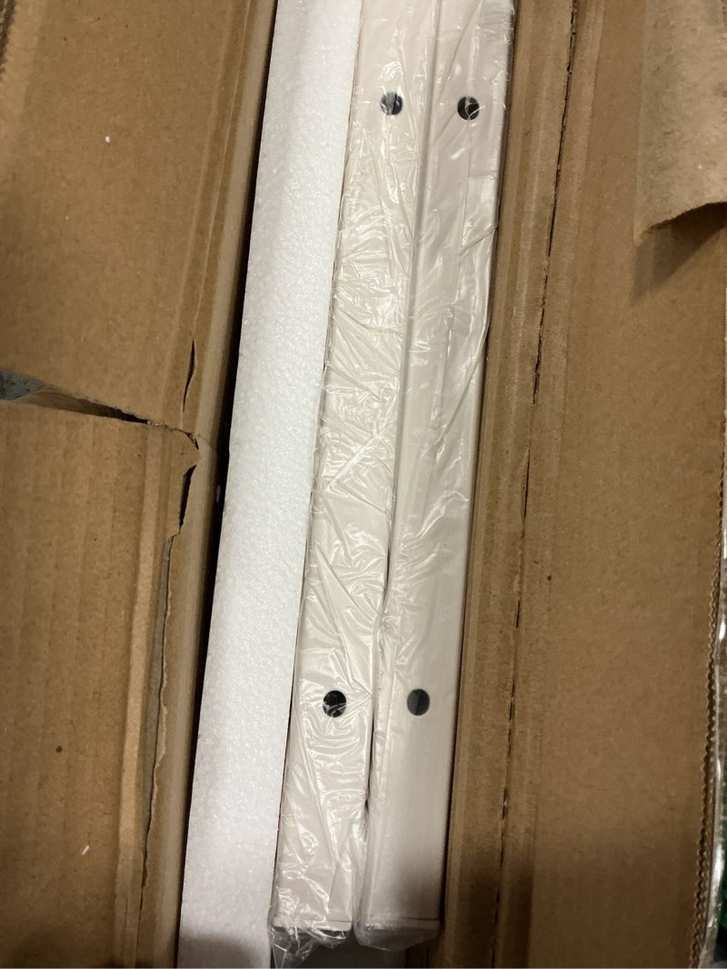 Condition photo showing Good Condition for C Shaped End Table,Small Couch Side Table with Drawer,for Living Room, Bedroom Magazines, Computers, Coffee, Small Objects Storage.White