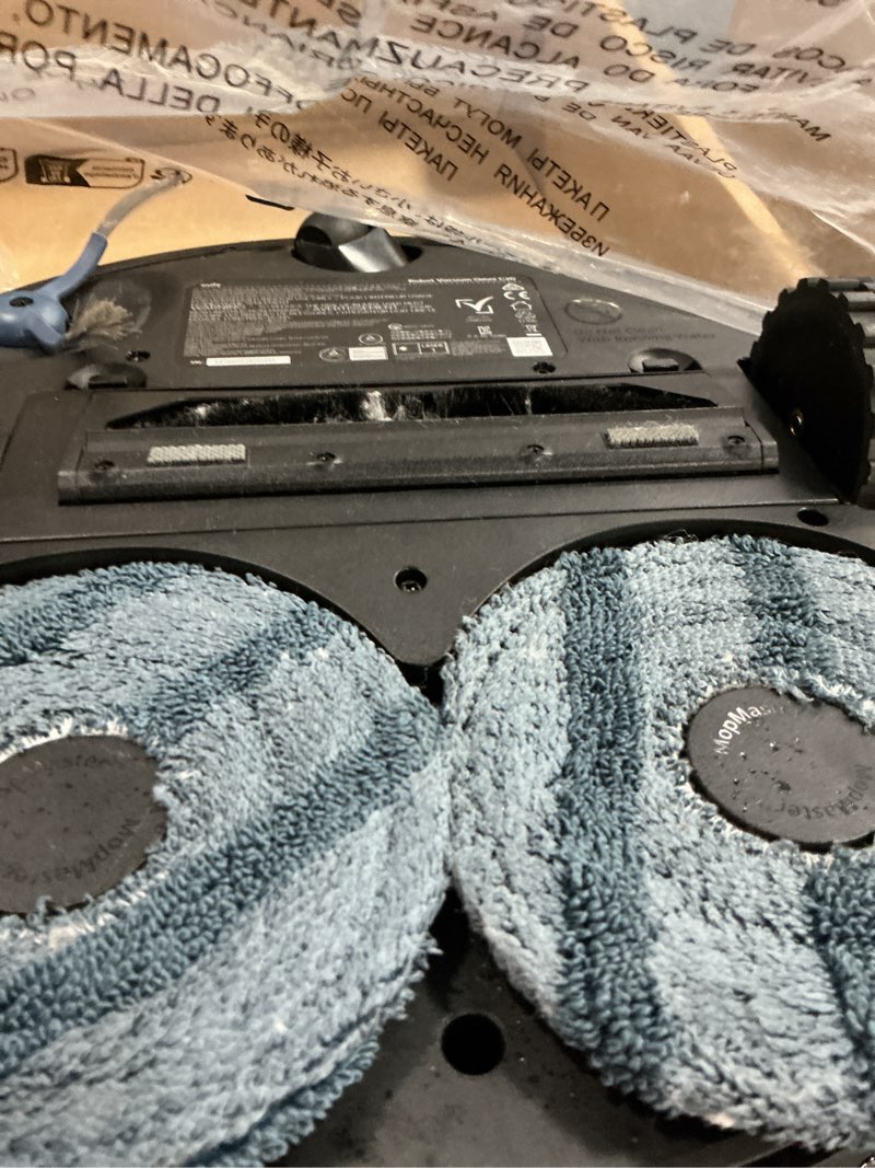 Condition photo showing Good Condition for eufy robot vacuum omni c20, 7,000 pa, 60 days self emptying, auto mop washing, auto drying, 3.35" ultra slim, transparent tanks, robot vacuum and mop combo c20 omni
