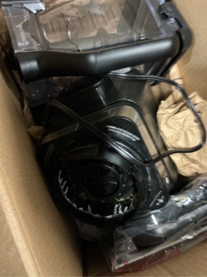 Condition photo showing As Is for ninja bn801 professional plus kitchen system, 1400 wp, 5 functions for smoothies, chopping, dough & more with auto iq, 72-oz.* blender pitcher, 64-oz. processor bowl, (2) 24-oz. to-go cups, grey blender + xl bowl + (2) 24-oz.cups
